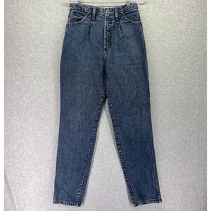 Vtg Wrangler Jeans Womens 11 16MWZNF‎ High-Rise Mom Pleated Denim Blue USA